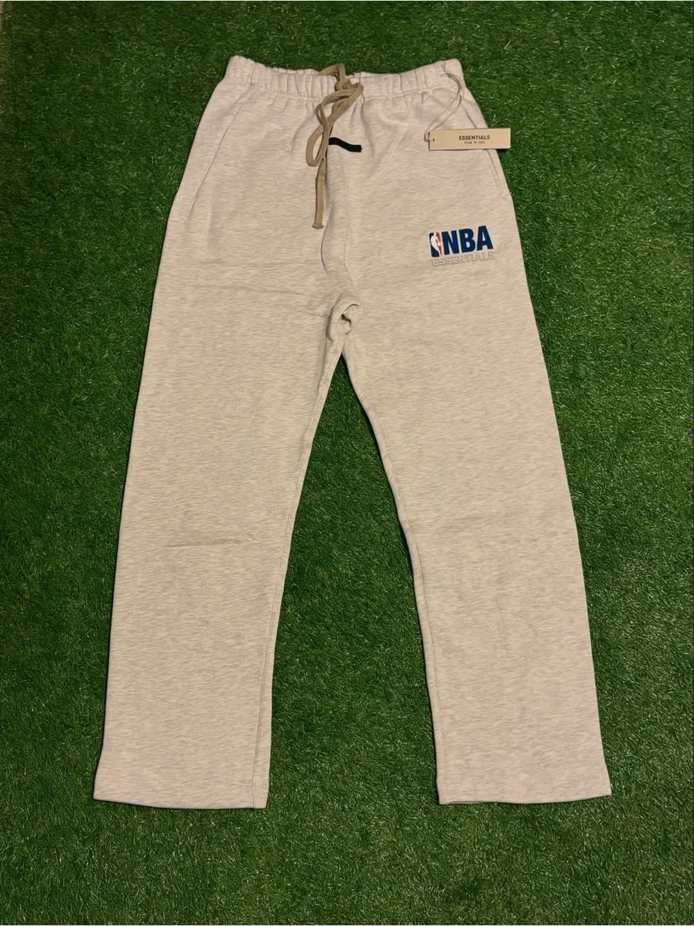 Essentials Fear of God NBA Grey Uncuffed Pants